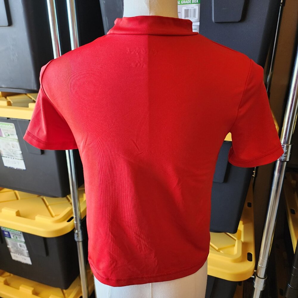 Cat & Jack Girls Red Short‑Sleeve Shirt – Youth Size 8/10 - Picture 3 of 14